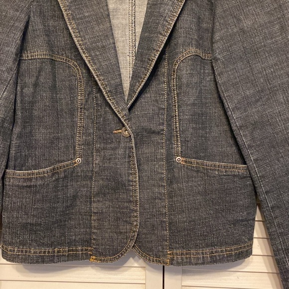 Jeans by Rafaela Denim Jean Jacket Size 12 P - Picture 4 of 5